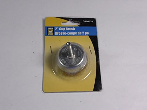 Powerfist 3410634 2" Cup Brush Brass Wire