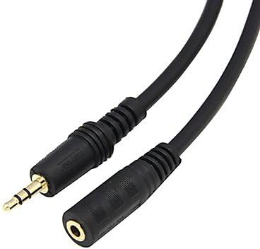 TY 5M 16.4FT 3.5mm Male to Female Extension Audio Cable , Black