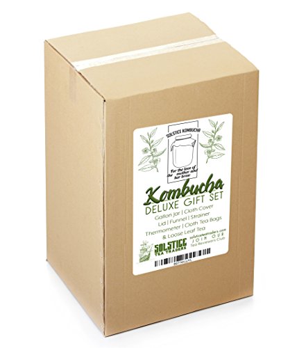 image for Solstice Tea Traders Deluxe Kombucha Jar Gift Set w/ Accessories; Gall