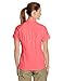 Columbia Women's Lo Drag Short Sleeve Shirt, Bright Geranium, Small