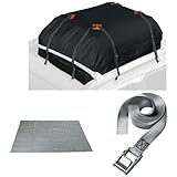 Keeper Cargo Bag, Roof Mat, and Lashing Strap Bundle