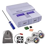 Retroflag SUPERPI CASE NESPI Case UCase SNES Case Functional Power and Safe Reset Button with 2PCS USB Controllers, Raspberry Pi Heatsink Fan for RetroPie Raspberry Pi 3/2 Model B & Raspberry Pi 3 B+