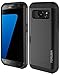 Galaxy S7 Edge Card Holder Case, Holds Up to 2 Cards, TORUBIA Wallet Case Slim Fit Armor Air Cushion Technology Dual Layer Heavy Duty Shockproof Protective Cover for Samsung Galaxy S7 Edge - Black