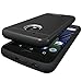 Moto G5 Plus Case, OEAGO [Card Slot] [Brushed Texture] Heavy Duty Hybrid Dual Layer Wallet Case Cover Shell with Kickstand for Motorola Moto G5 Plus (2017) - Black