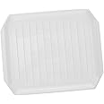 Microwave Bacon Cooker Tray with Grill Rack Crisper Pan for Oven Microwave Reheat Snacks Pizza Bake Cook Non Stick Dishwasher Safe Lightweight Cooking Essentials