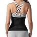 HOT SHAPERS Hot Belt Waist Cincher with Waist Trainer – Sweat Belt Band Corset – Stomach Girdle Wrap and Shaper for Women's Workout Sessions, Weight Loss and Slimming Goals (Black, M)