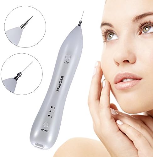 Mole Removal Pen Electric Body &amp; Facial Skin Tag Freckle Removal Kit at Home &amp; Professional Portable Beauty Pen USB Rechargeable