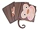 Clever Creations Cute Monkey Stackable Storage Organizer Collapsible Storage Box Any Room | Perfect Size Chest for Organizing Dog Toys, Clothes, Shoes and More!