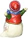 Jim Shore Heartwood Creek JS HWC Fig Snowman/Holly Vest Figurine