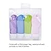 Guckmall Travel Squeeze Bottle, Set of Four 3oz Travel Toiletry Bottles Leakproof Soft Silicone Containers for Shampoo Conditioner Lotion Soap Cosmetics