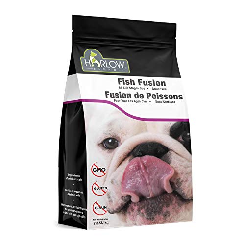Harlow Blend Healthy Pet All Life Stages Dog Formula, Grain, and GMO Free 7 lb Fish Fusion