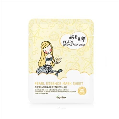 Esfolio Pure Skin Pearl Essence Mask Sheet (10 Sheet per Pack) ...
