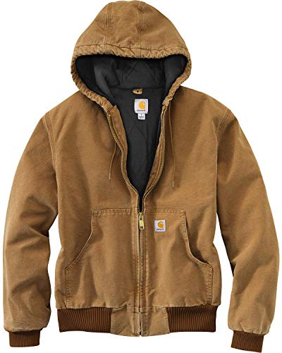 Carhartt Men's Quilted Flannel Lined Duck Active Jacket