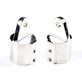 Mxeol Bimini Top Cap Eye End 1" Marine Stainless Steel 316 Heavy Duty (Pair)