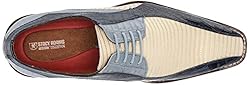 Stacy Adams Men's Turano Bike Toe Oxford, Dark Blue