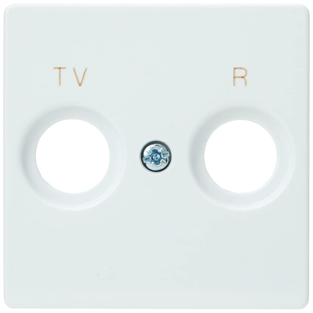Simon – Cover for TV Aerial Plate -82053 – 30 R-TV S-82 White Ref. 6558230260.