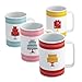 Cake Boss Serveware 4-Piece Porcelain Mug Set, 