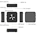 YEHUA Bluetooth 5.0 Transmitter and Receiver and 3.5mm Wireless Audio Adapter for TV/Home Stereo System,Pair with 2 Bluetooth Headphonesthumb 3