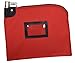 Locking Money Bag Laminated Nylon Combination (Red)
