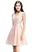 Babyonline Sleeveless Ball Gown Junior's Brithday Party Dress Pink,6