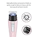 Facial Hair Remover for Women, Wloomm Painless Hair Removal Waterproof Shaver Razor for Peach Fuzz Fine Hair Chin Cheek Upper Lip (Pink)