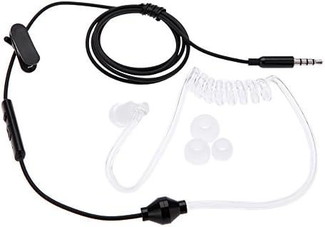 UXELY In Ear Headphones, Anti-Radiation Headphone, Air Tube Mono Stereo Headset, Earphone With Microphone For Smart Phone