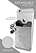Smartish Stick-on Phone Wallet - Sidecar Slim Expandable Credit Card Pocket - Fits iPhone and Android (Silk) - Gunmetal Gray