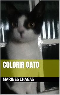 Livro colorir gato