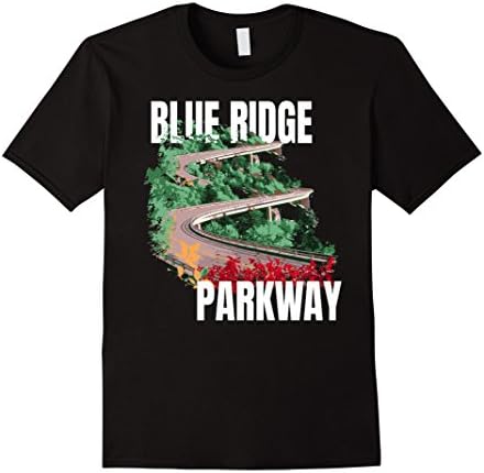 Mens Blue Ridge Parkway Shirt 2XL Black