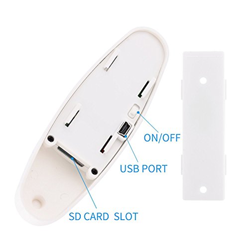 YAOAWE Wireless Hidden Clothes Hook Camera, DVR Spy Camera, Home Security Nanny Cam, Motion Detection Camcorder Black/White