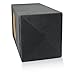 MDF Sub Woofer Enclosure Box [Black] for Single JL Audio W6v3 Car Subwoofer | ¾ Premium MDF Construction | Made in U.S.A. (12