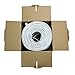 NavePoint Cat6 Riser (CMR), 1000ft, White, Solid Bare Copper Bulk Ethernet Cable, 550MHz, 23AWG 4 Pair, Unshielded Twisted Pair (UTP)