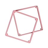 VAGYD Cookies Holder Magnetic Stencil Frame, for Sugar and Royal Icing Cookie Making, Pink