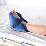 BXT 2Pcs Heel Pillows Protectors Bedsore Cushion Adjustable Strap Blue view 2
