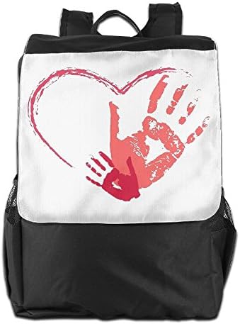 Hand Gesture Your Love Cute Book Bag Small School Camp Puppy Backpack