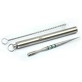 BangTi Titanium Bold Toothpick+Waterproof Holder Pocket Travel Kit