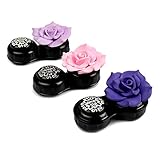 Ulike2 3pcs Portable Contact Lens Case Travel Cleaning Box Container Soaking Storage