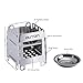 OUTON Portable Camping Wood Stove Folding Lightweight Stainless Steel Alcohol Stove Outdoor Cooking Backpacking Stove