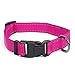 Max and Neo NEO Nylon Buckle Reflective Dog Collar - We Donate a Collar to a Dog Rescue for Every Collar Sold (Medium, Pink)