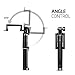 Wingco Selfie Stick oldable Extendable Bluetooth Selfie Stick with Built-in Remote Shutter iPhone SE,6S,6S Plus,6,6 Plus,5S, GalaxyS7, Galaxy S7 Edge, Nexus 6p, LG G5 and More