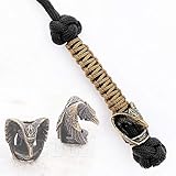 CooB EDC Paracord Knife Lanyard with Hand Casted