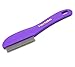 Hertzko Comb Brush Pet Grooming Tool w/Double Row of Closely Spaced Metal Pins, Dog & Cat Hair Comb, Grooming Kit for Dogs & Cats, Flea & Dandruff Comb (Double Row of Teeth)