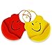 Waterproof Silicone Baby Bibs Easily Rinse Clean & Air Dries Fast! Set of 2 With Food Catcher Pocket-Yellow & Red