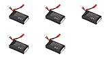 5 x Quantity of Walkera Rodeo 110 FPV Racing Quadcopter Rodeo 110-Z-21 Li-Po Battery 7.4V 850mAh 25C 2S 2 Cell Power Pack Lithium Polymer Fuel Source