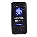 ESUPPORT Car Blue LED Driving Light Rocker Toggle Switch ON Off 12V 20A, 24V 10A