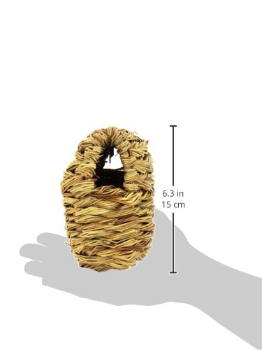 Prevue Pet Products BPV1152 Natural Fiber Parakeet Covered Twig Nest, Large