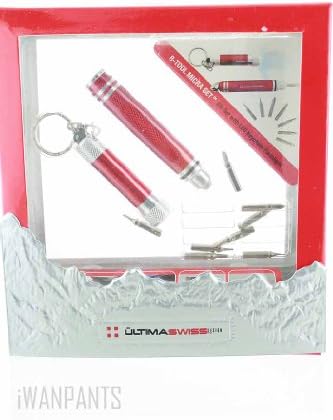 Ultima Swiss 8 Tool Micra Bit Set LED Flashlight