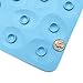 Tub Mat BliGli Bathroom Mold Resistant Bubbles Pebblz Bath Tub Mat Non Slip Shower Stall Mat(Blue)