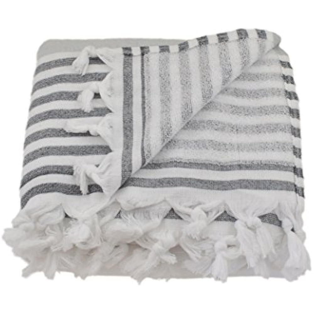 Oversized Turkish Towel, Soft Terry Cloth Back, Bath Beach Extra Large Peshtemal eBay