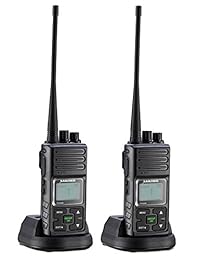 Walkie Talkie, sanzuco 20 canal manos libres radios de 2 Vías Up to2.5 millas largo alcance recargable Interphone para al aire última intervensión, Camping, Senderismo, Azul